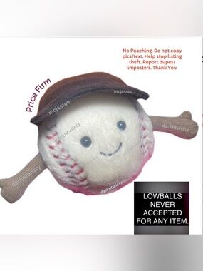 BNWT JELLYCAT AMUSEABLE BASEBALL ADORABLE PLUSH